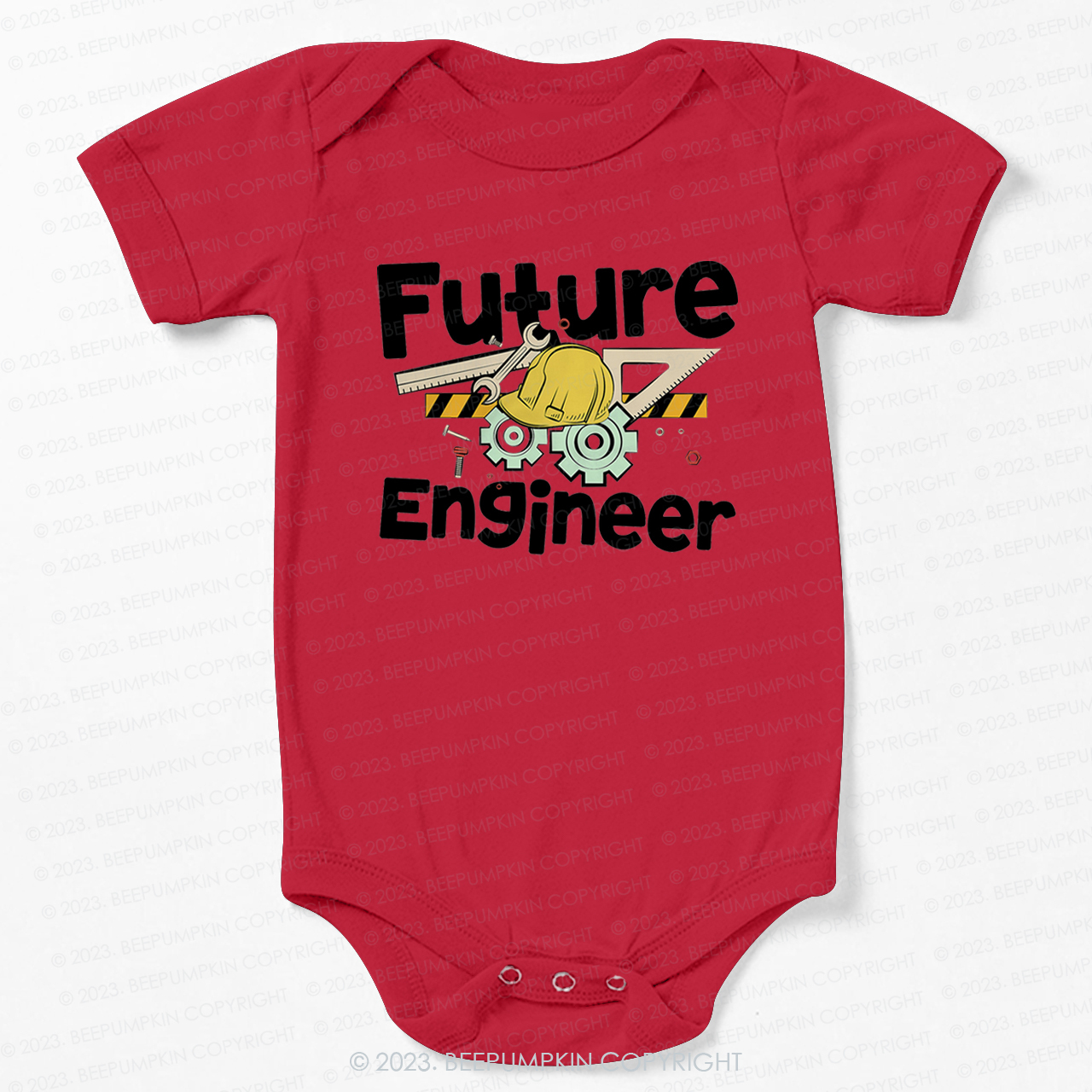 Mechanical Future Engineer Bodysuit For Baby