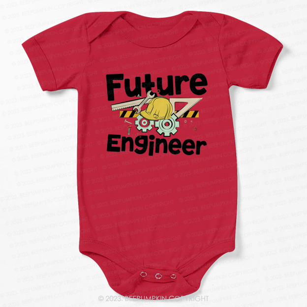 Mechanical Future Engineer Bodysuit For Baby