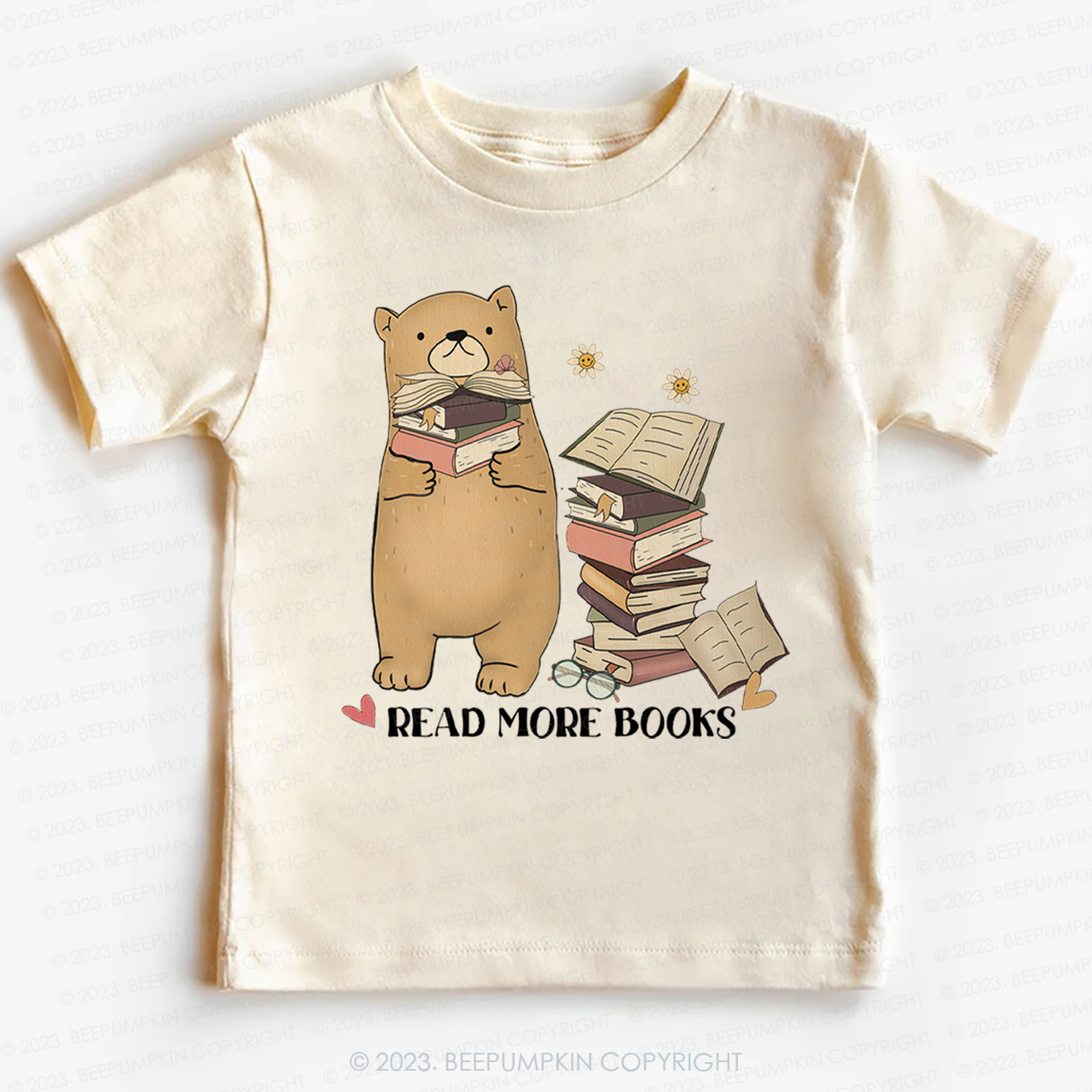 Book Lover Teddy Bear Retro Kids Shirt