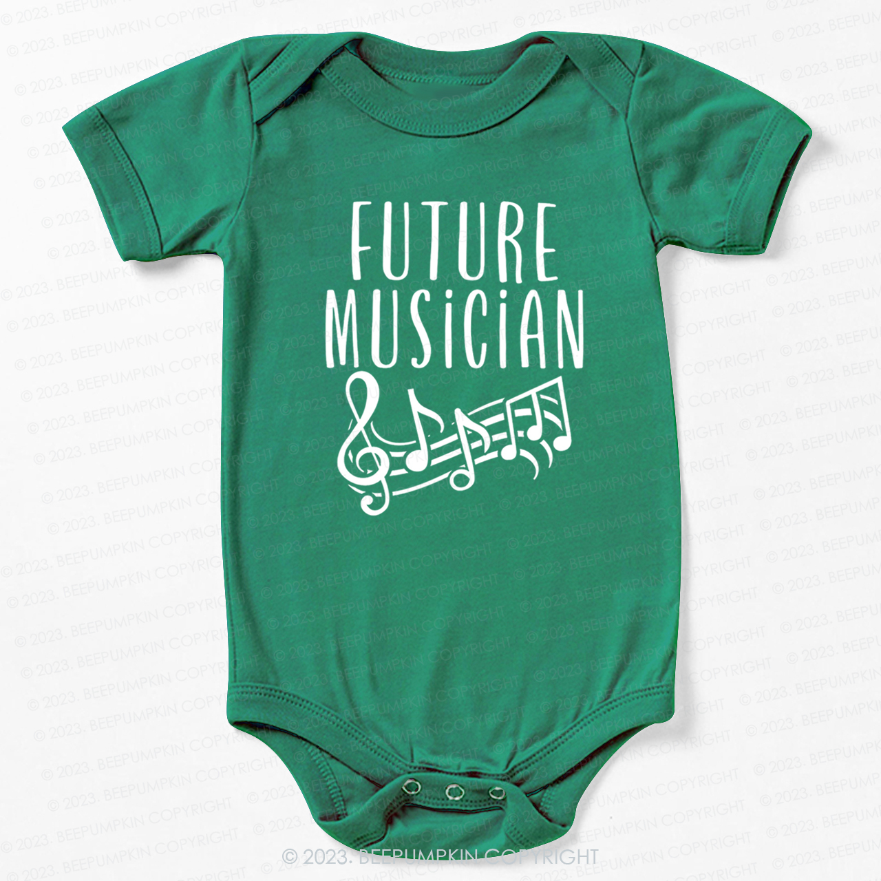 Future Musician Musical notes Bodysuit For Baby