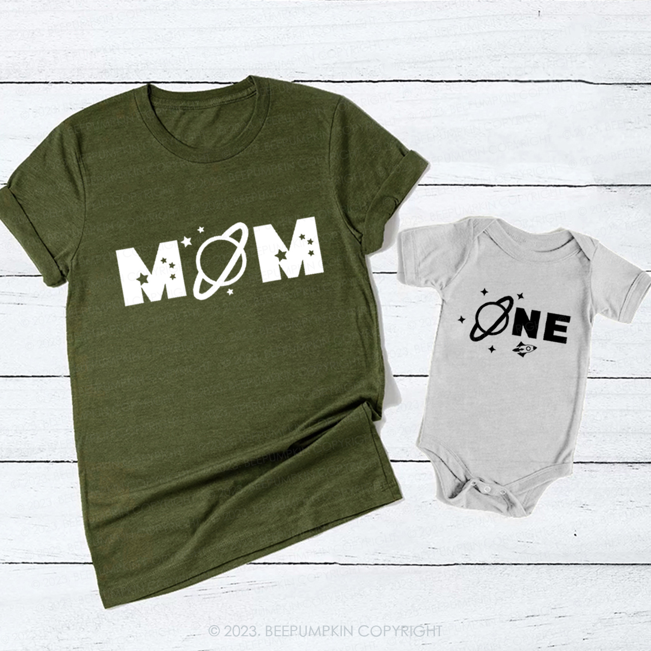 Space Themed  T-Shirts For Mom&Me