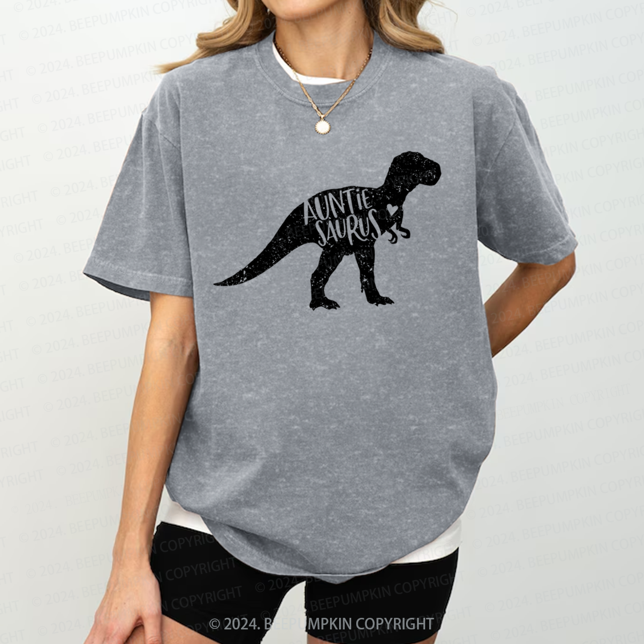 AuntieSaurus Aunt Washed Tees