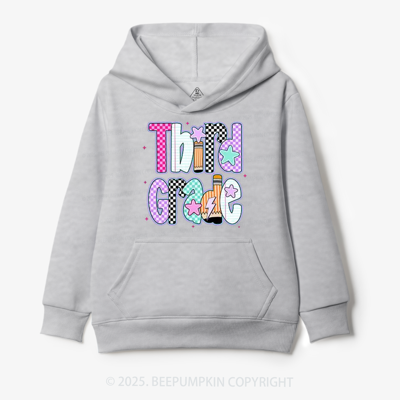 Personalized Purple Aura Grade Kid's Hoodies Beepumpkin