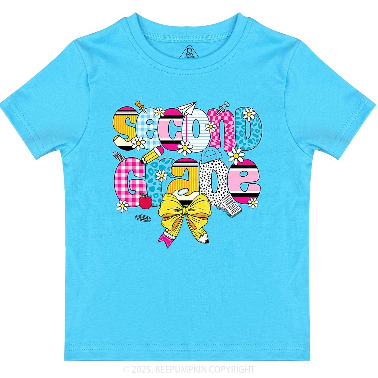 Personalized Checkered Sublimation Toddler&Kid's Tees Beepumpkin