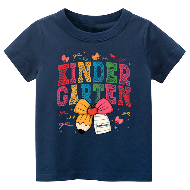 Personalized Girl Back To School Bundle Toddler&Kid's Tees Beepumpkin