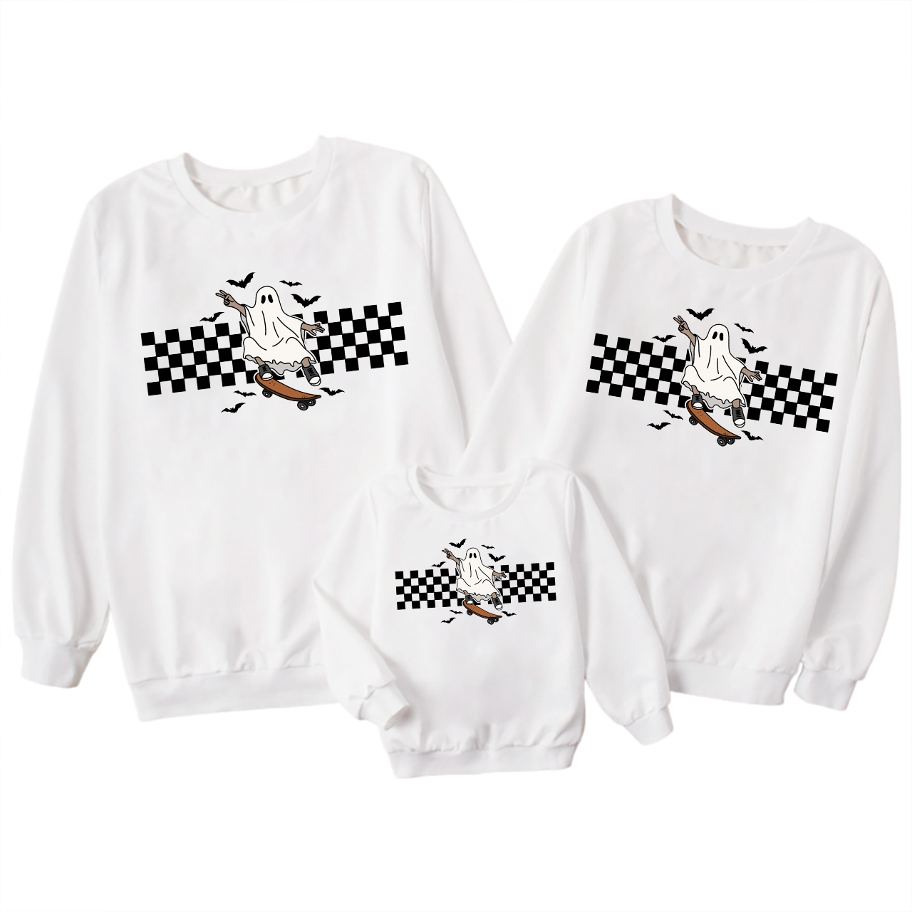 Cute Ghost Halloween Party Sweatshirts