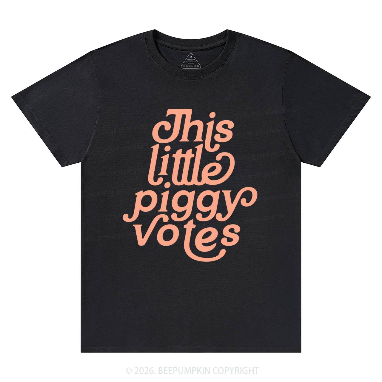 This Little Piggy Votes T-Shirts Beepumpkin