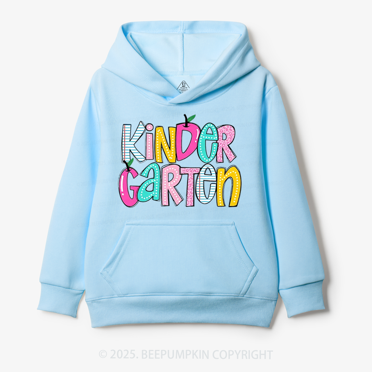 Personalized Colorful Grades Kid's Hoodies Beepumpkin