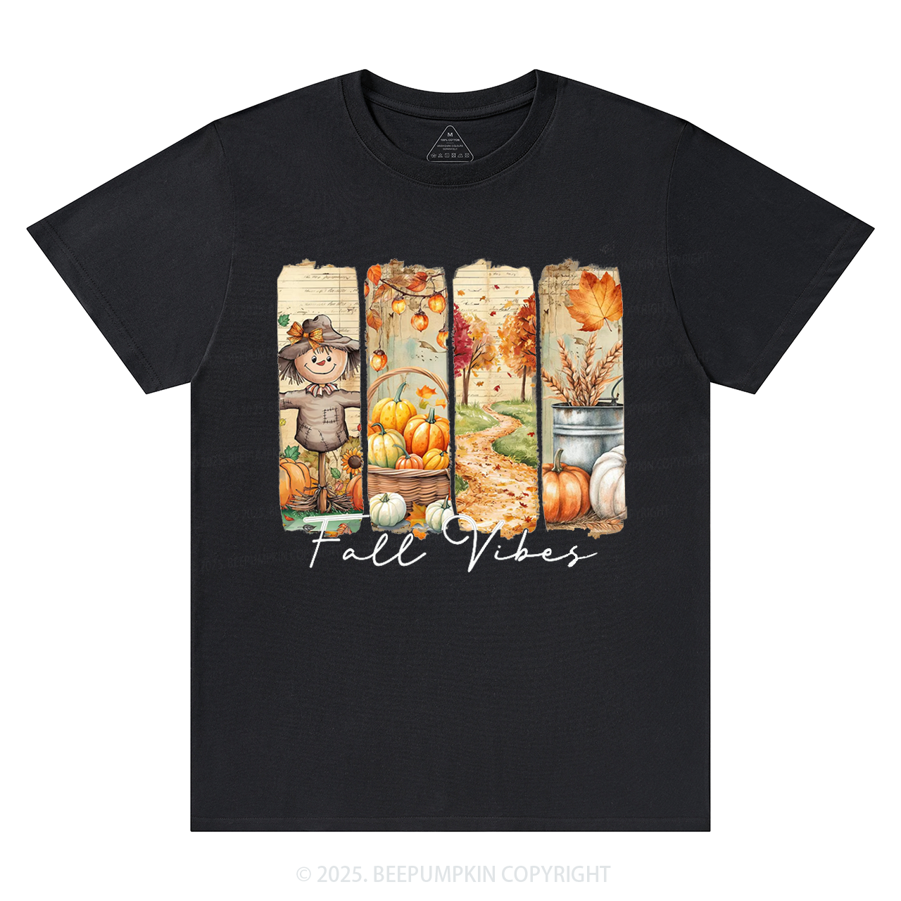 Fall Vibes Pumpkin T-Shirts Beepumpkin 