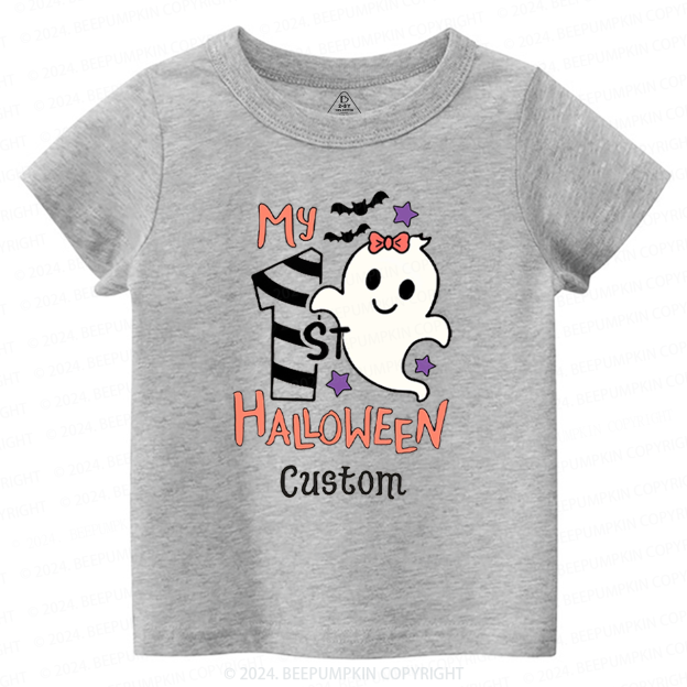Personalised My 1st Halloween Trick Treat Toddler&Kids Tees 
