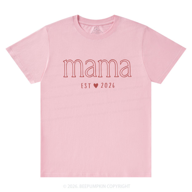 Personalized Year New Mom Gift Tee