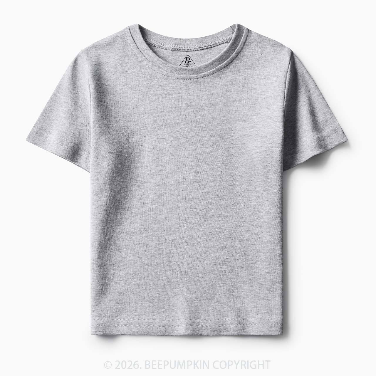 Solid Natural Toddler&Kid's Tees Beepumpkin