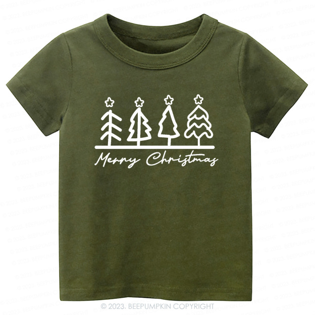 Natural Toddler Tee Christmas Tree Beepumpkin