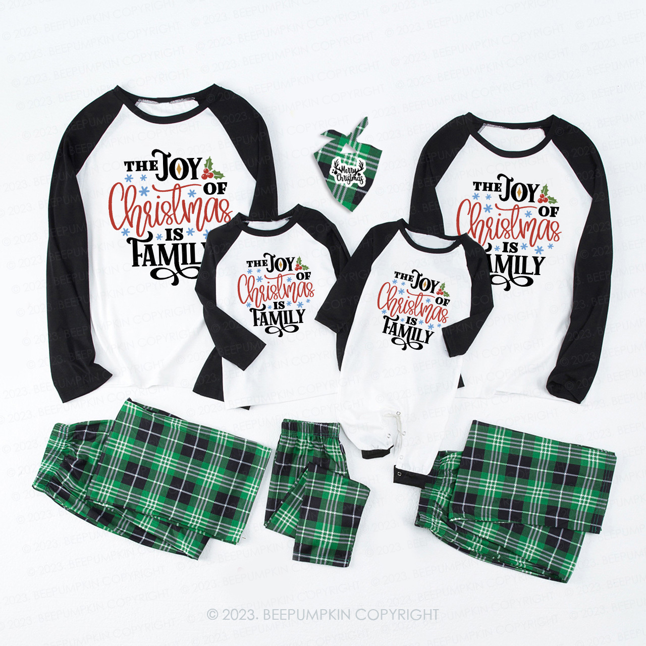 The Joy Of Christmas Is Family Matching Pajamas Beepumpkin