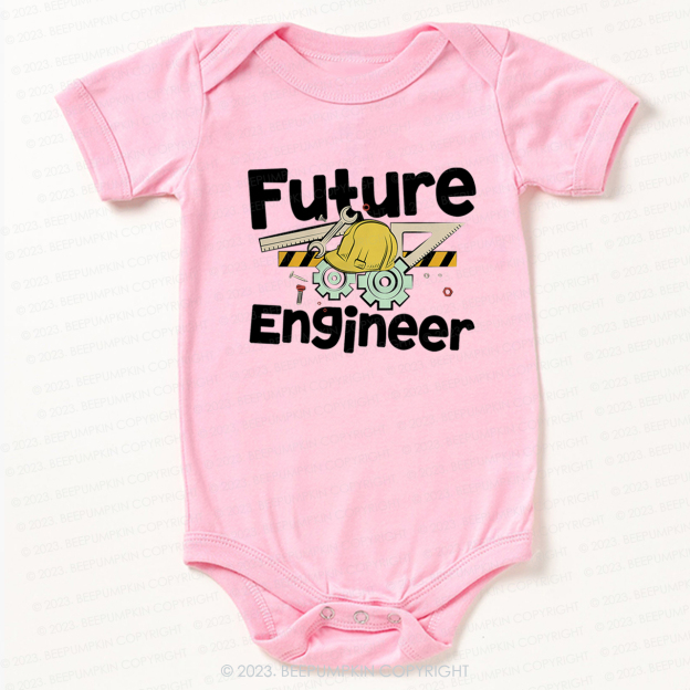 Mechanical Future Engineer Bodysuit For Baby
