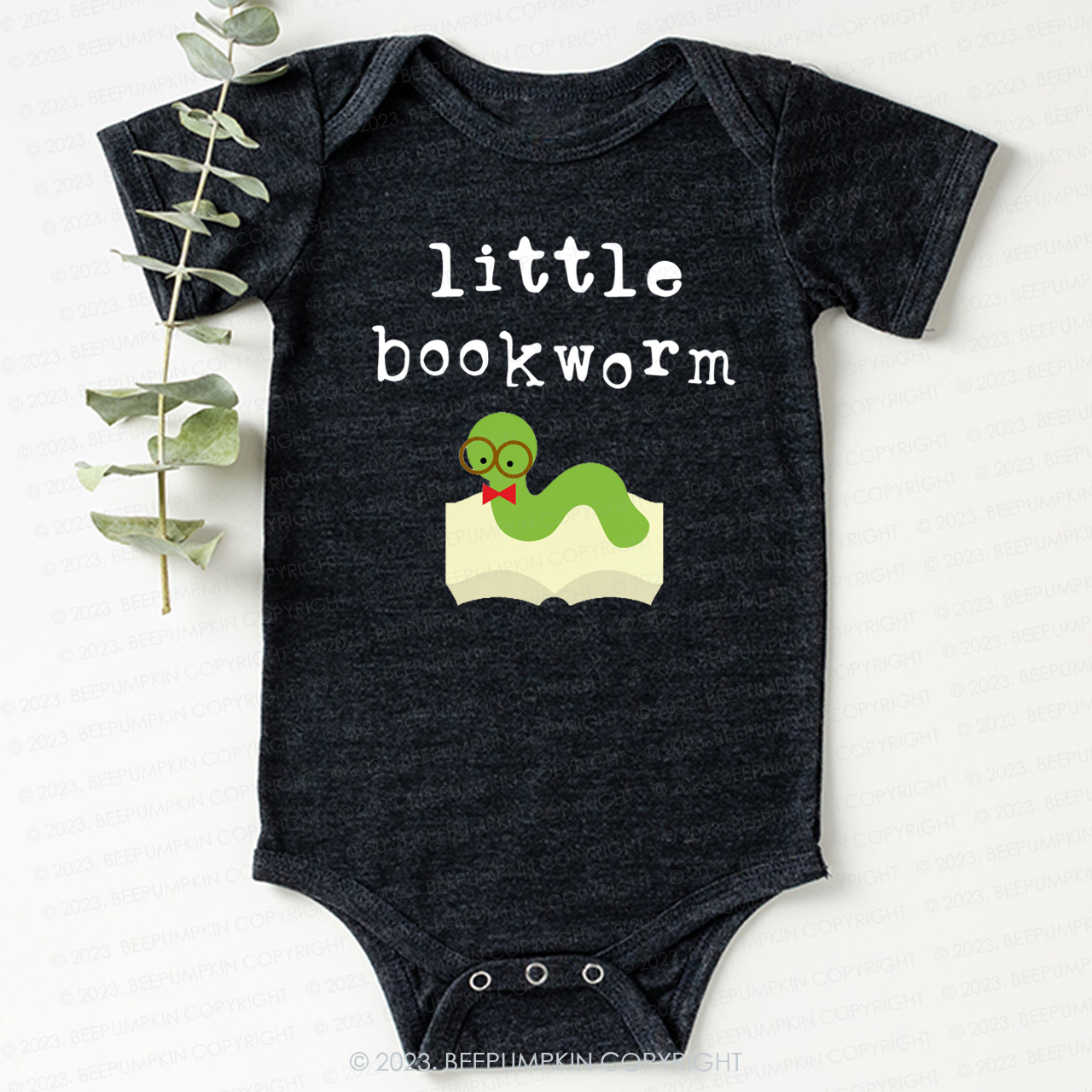 Little Bookworm Book Lovers Bodysuit For Baby