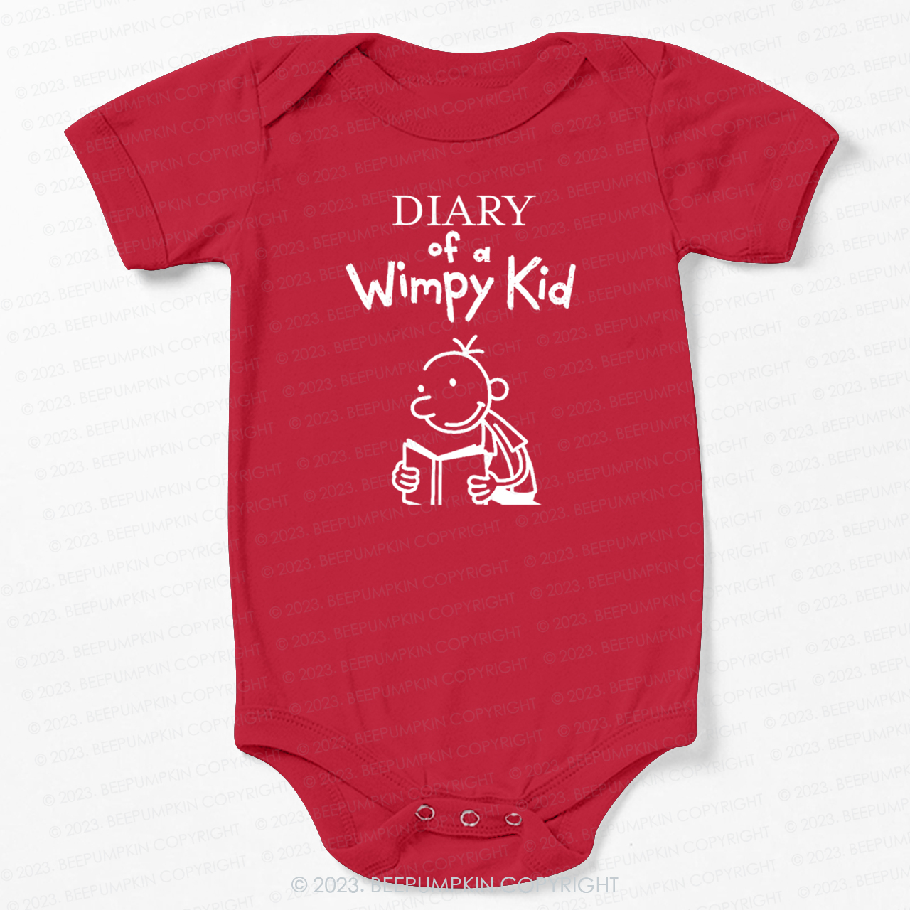 Diary Of A Wimpy World Book Day Bodysuit For Baby