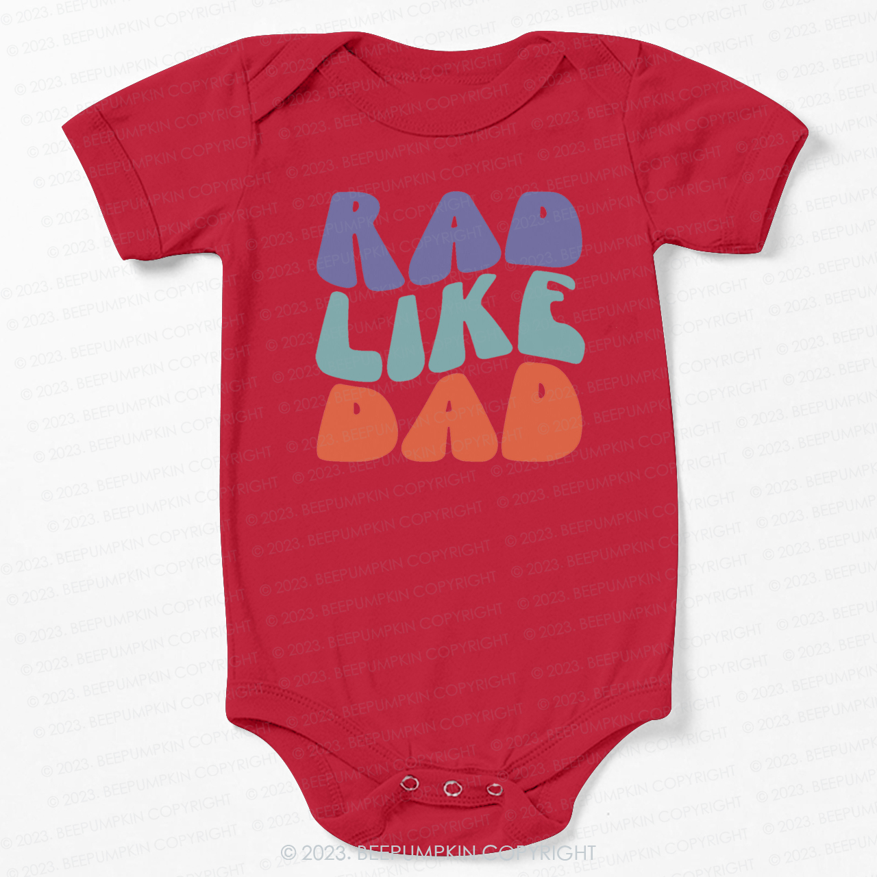 Rad Like Dad Love My Dad Bodysuit For Baby