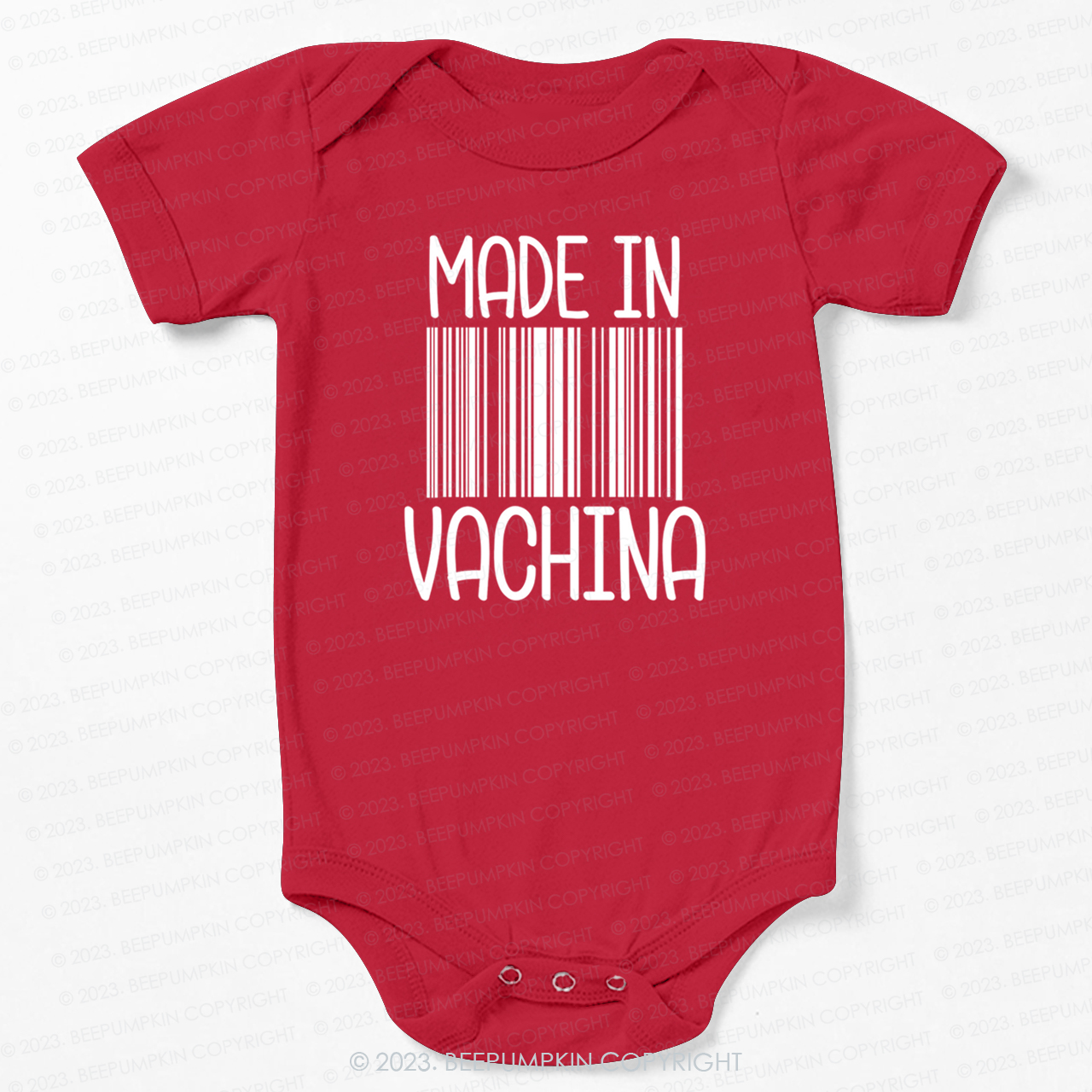 Funny Made In Vachina Bodysuit For Baby