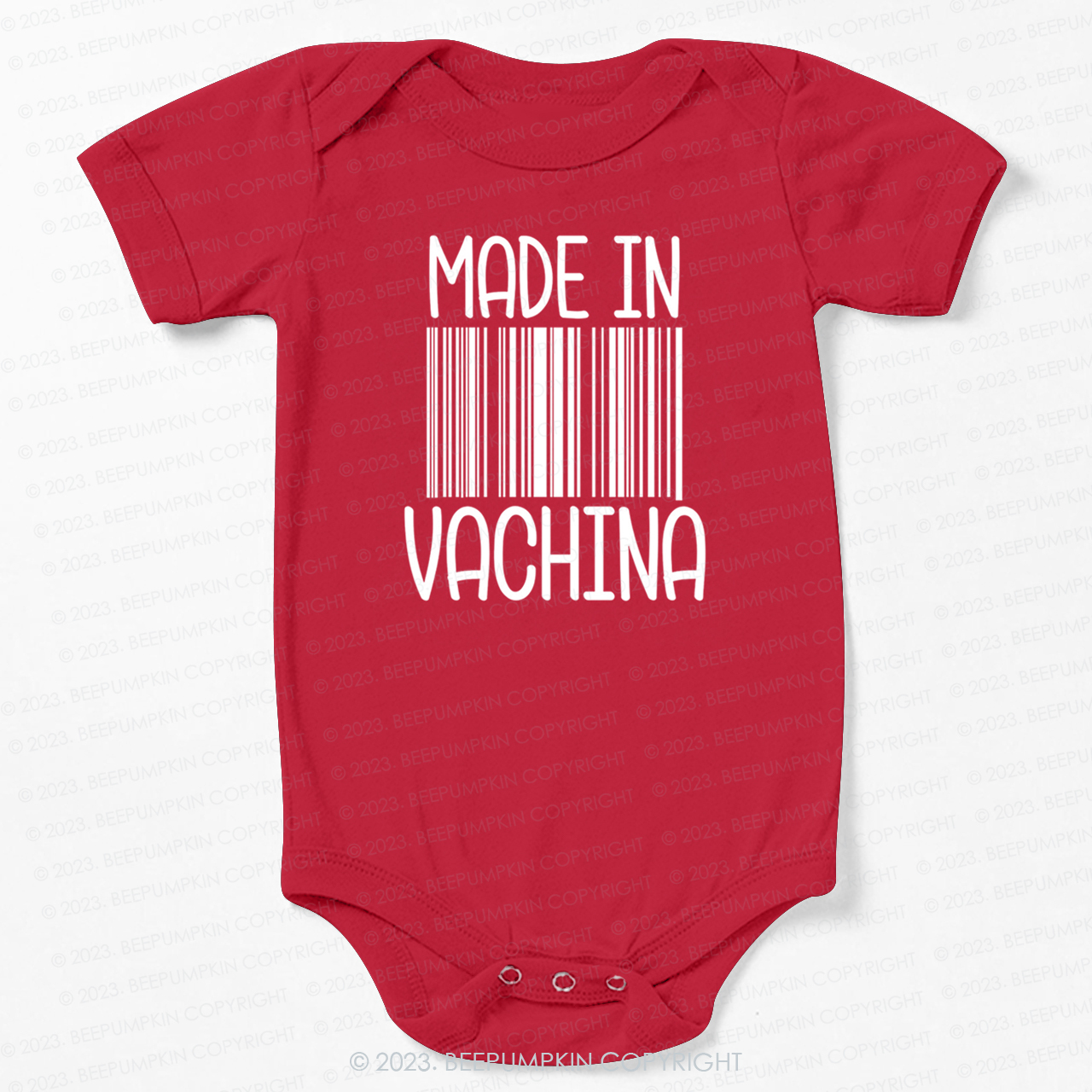 Funny Made In Vachina Bodysuit For Baby