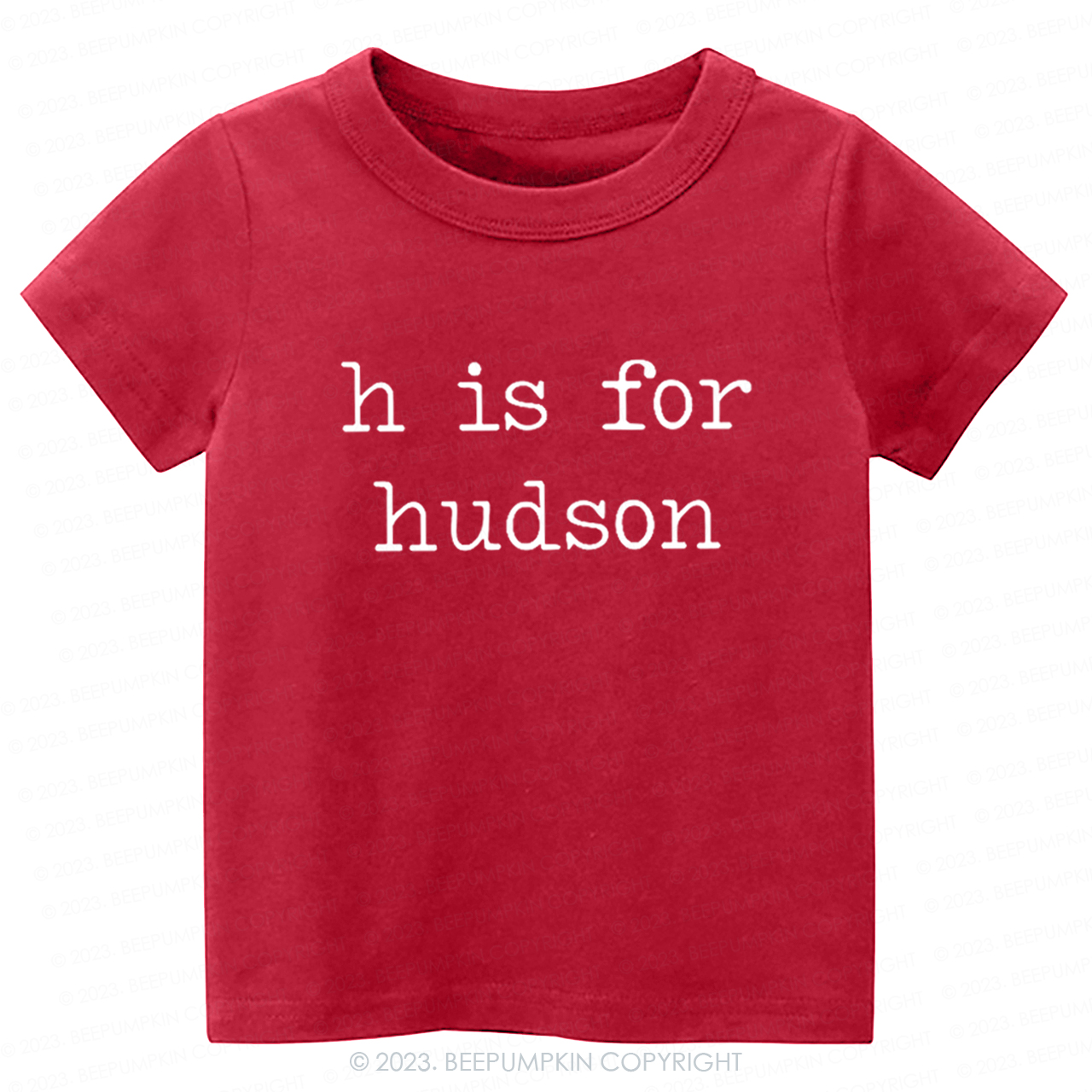 Personalized Vintage Letter Is For Name Toddler Shirt