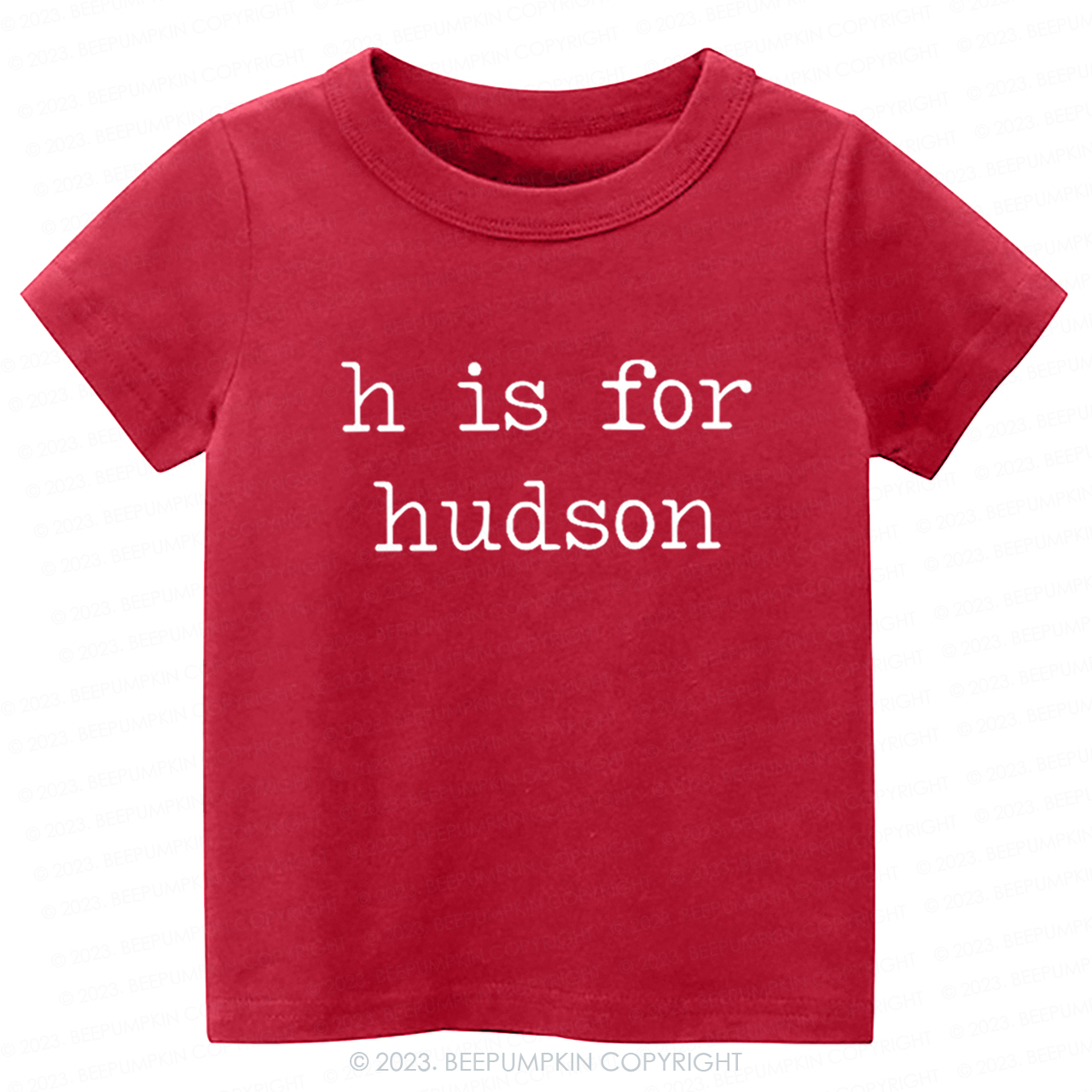 Personalized Vintage Letter Is For Name Toddler Shirt