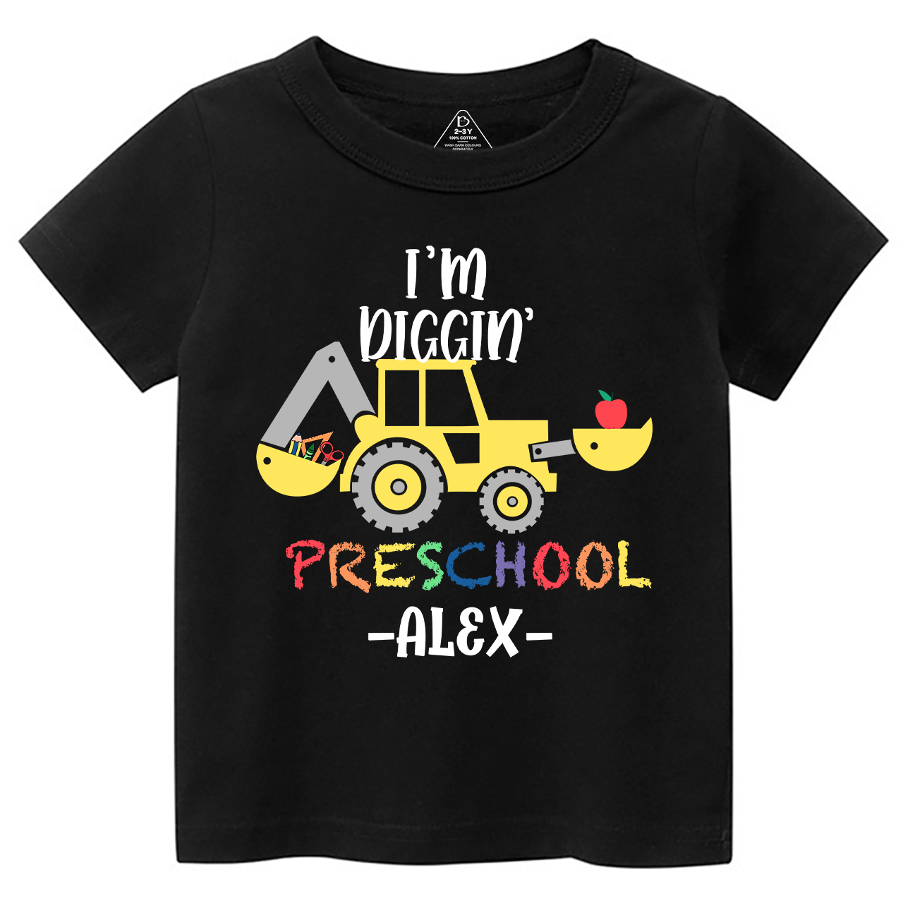 I'm Diggin' Personalized Preschool Shirt