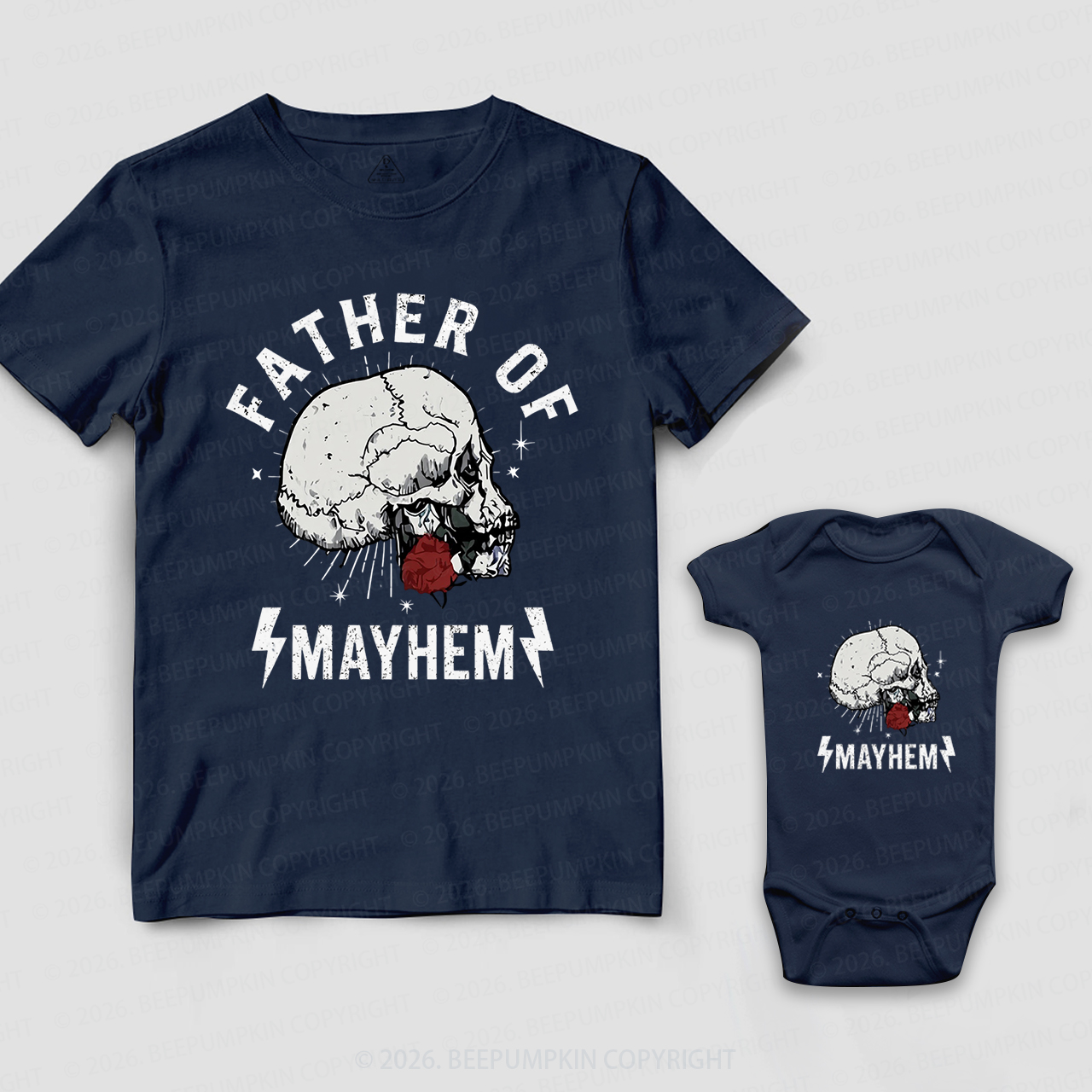Mayhem Dad&Me Matching Shirts