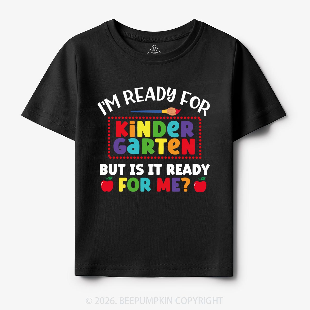 I'm Ready For Kindergarten Back To School Kids Shirts