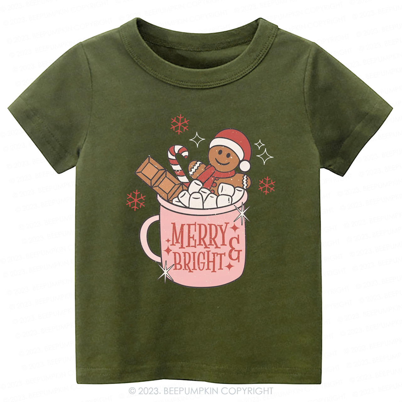 Hot Cocoa and Christmas Movies Tees For Kids Beepumpkin