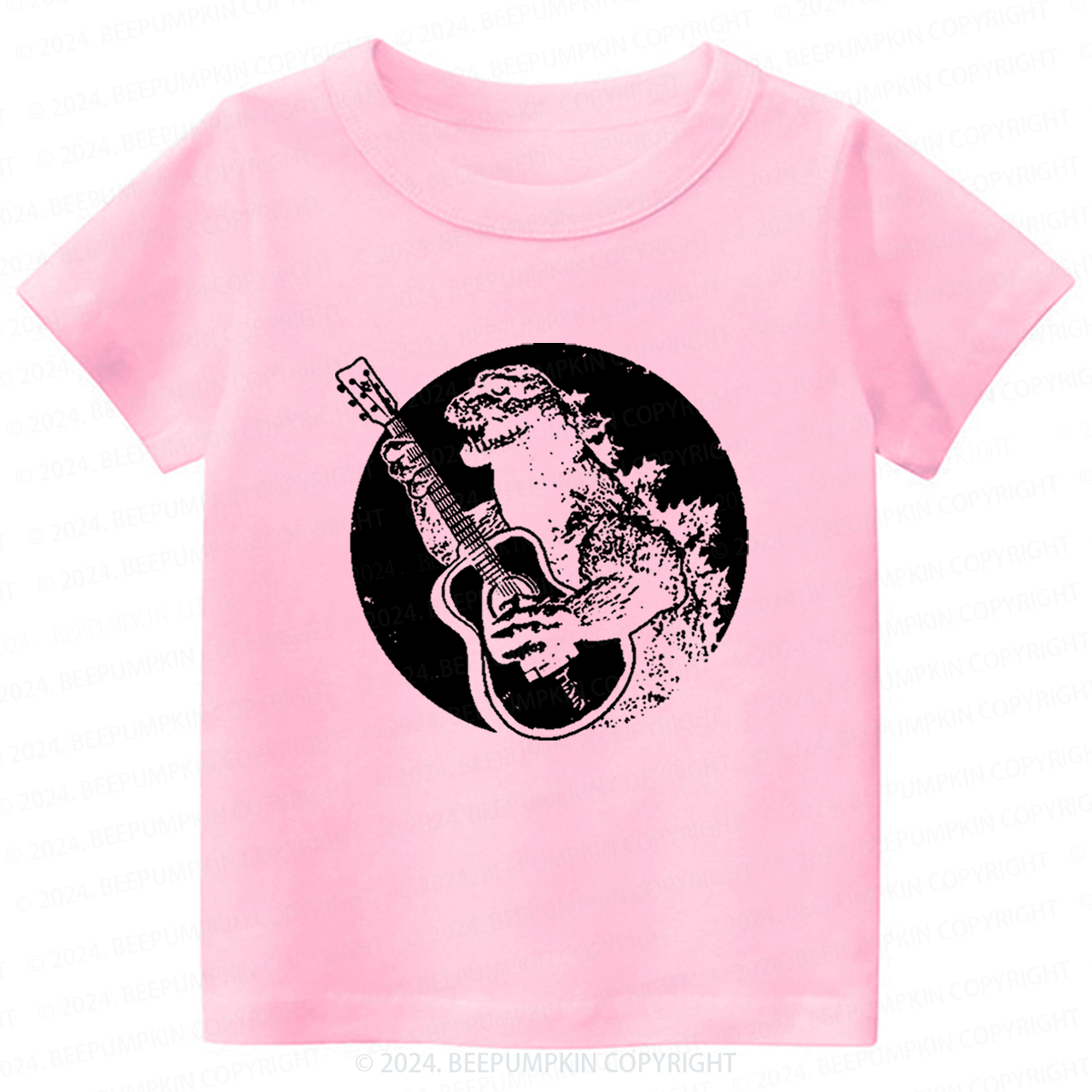  Funny Vintage Guitar Toddler&Kids Tees 8