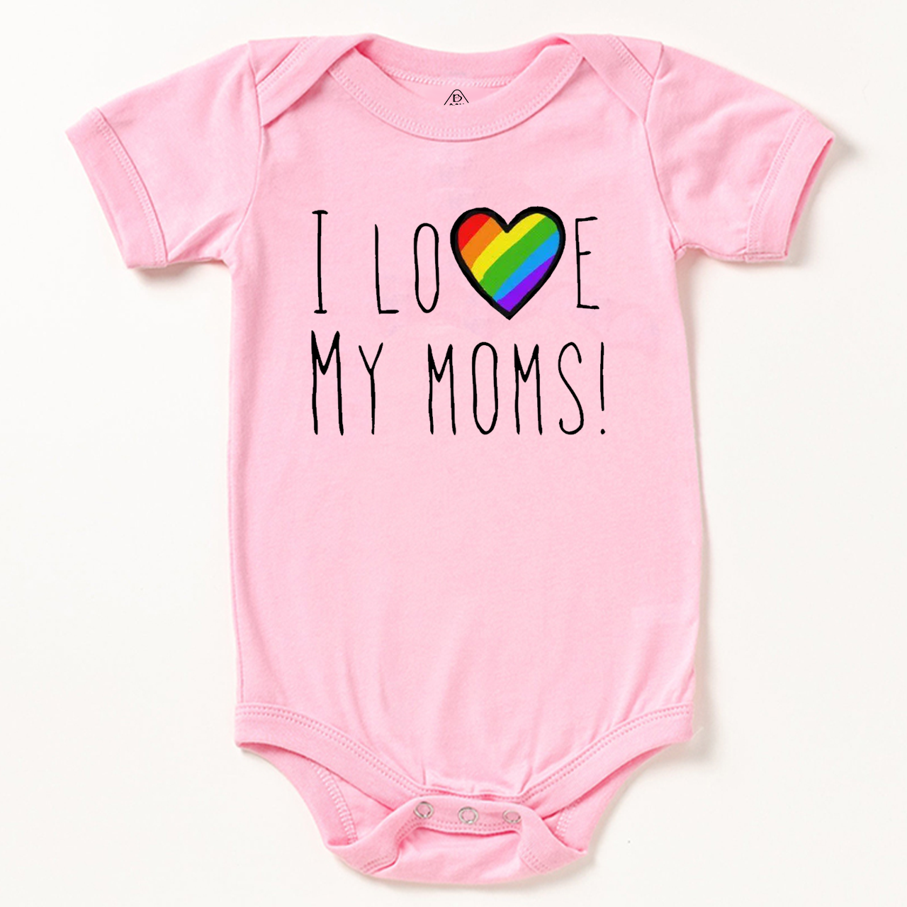 I Love My Moms! LGBTQ Bodysuit Beepumpkin