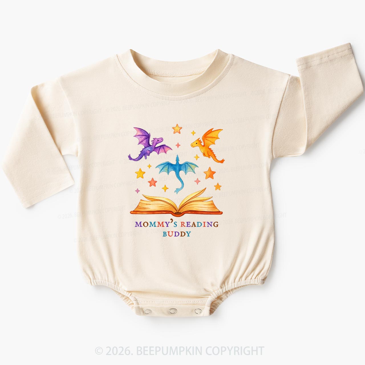 Mommy's Reading Buddy Baby Bubble Romper