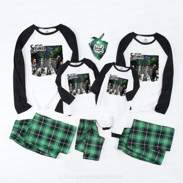 Interesting Street Scene Christmas Family Matching Pajamas