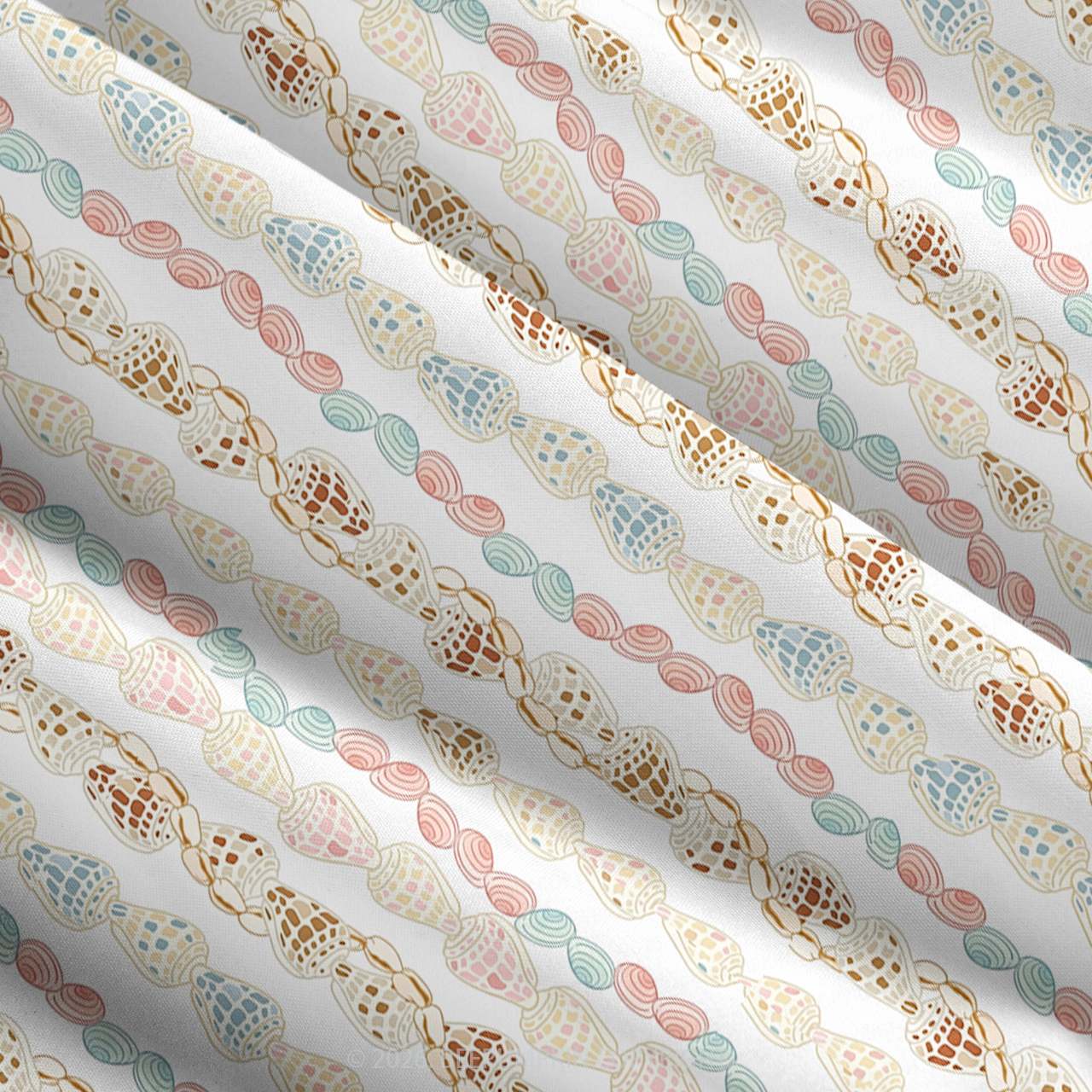 Ocean Shell Serenade Mom&Kids Summer Matching All-Over Print Outfits