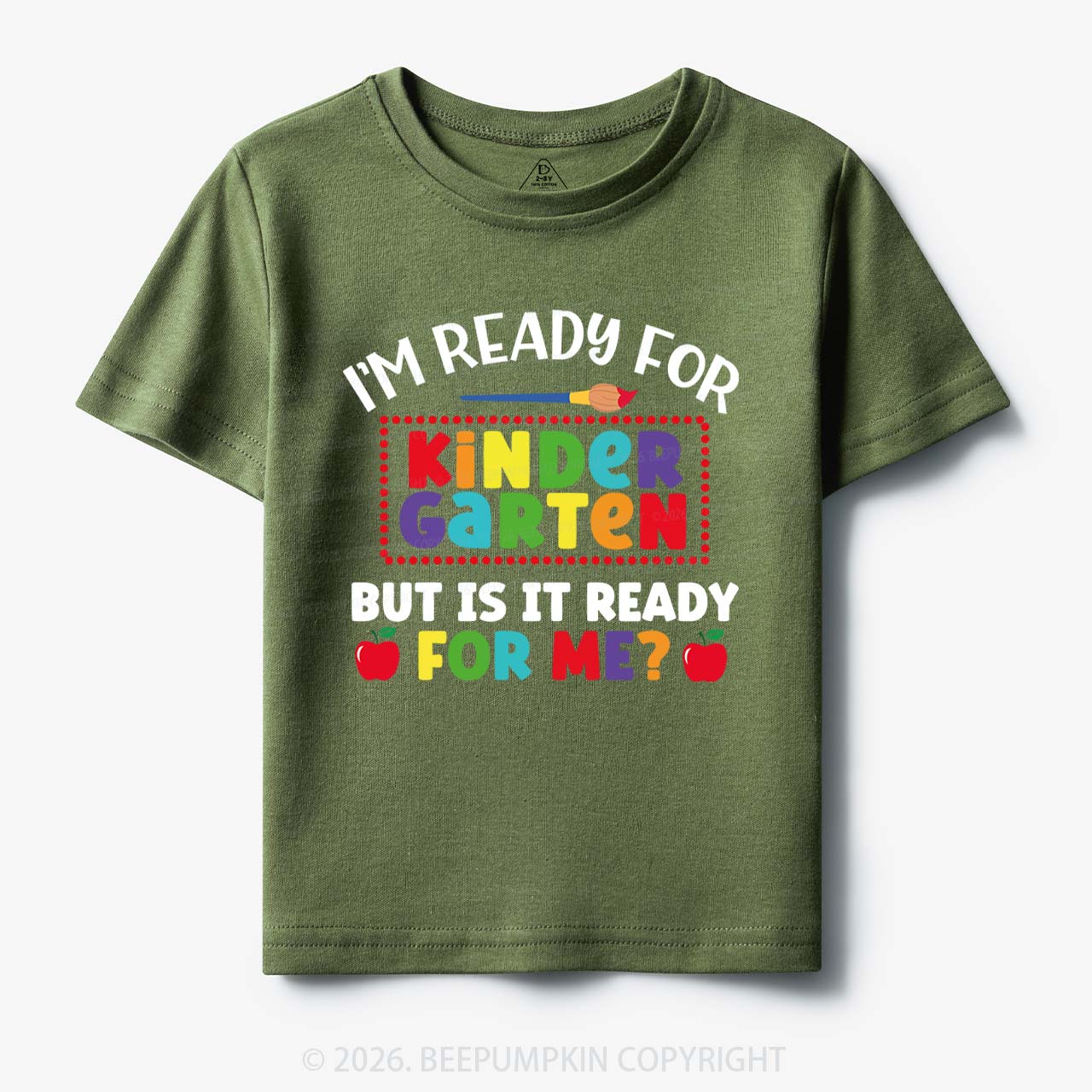 I'm Ready For Kindergarten Back To School Kids Shirts