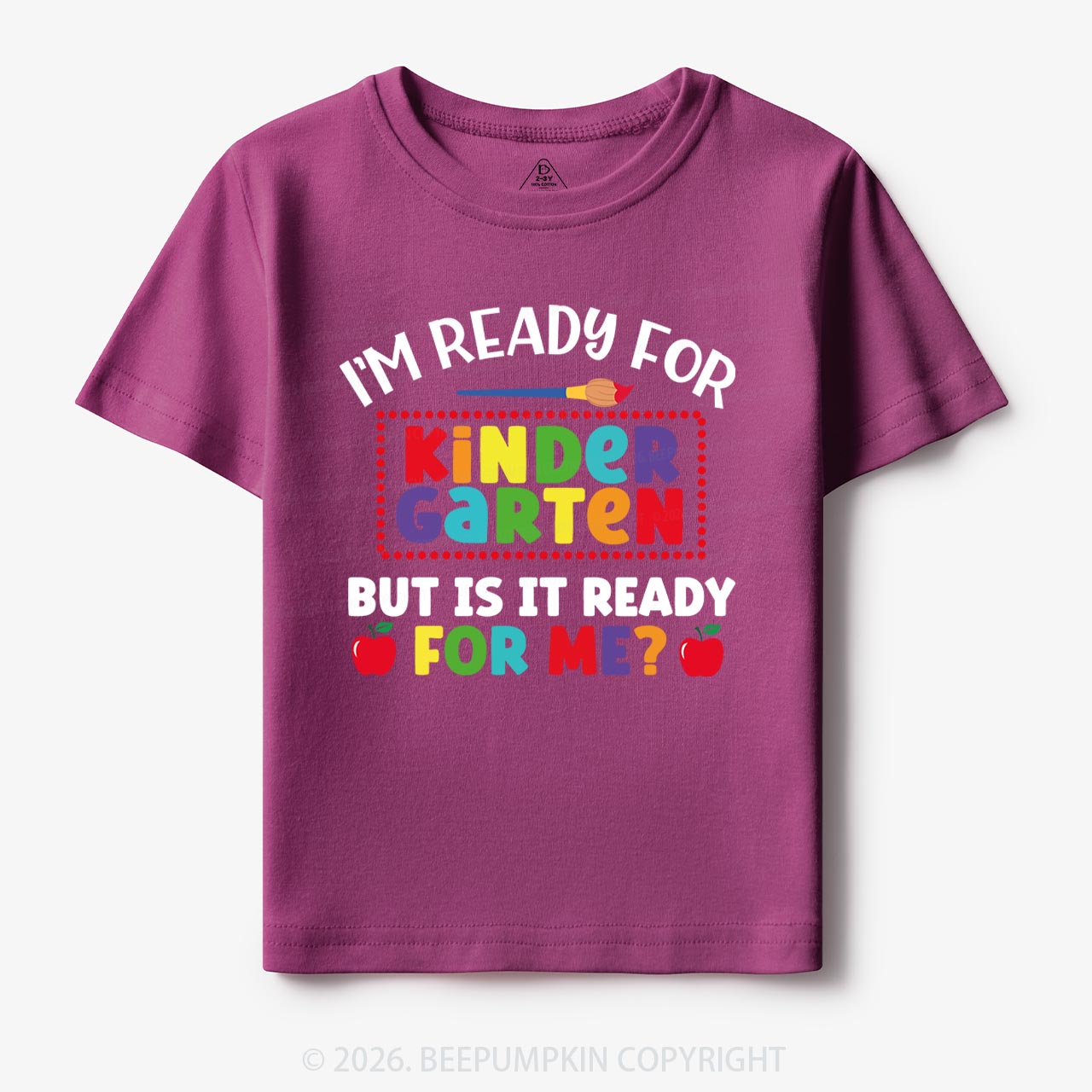 I'm Ready For Kindergarten Back To School Kids Shirts