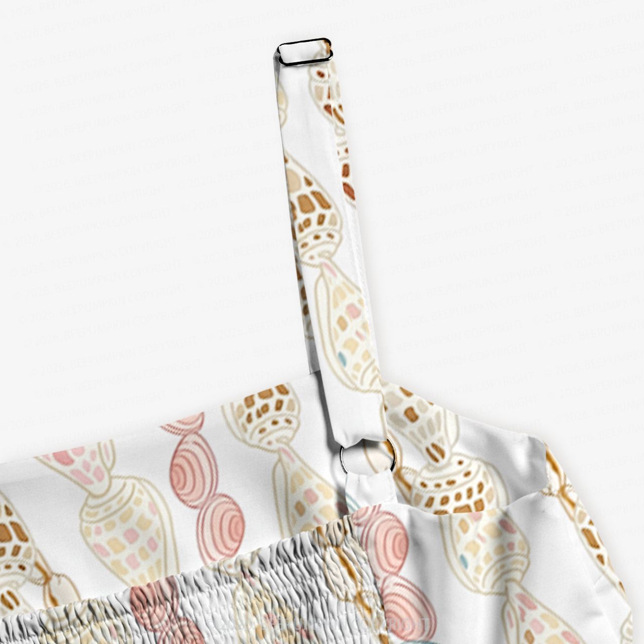 Ocean Shell Serenade Mom&Kids Summer Matching All-Over Print Outfits