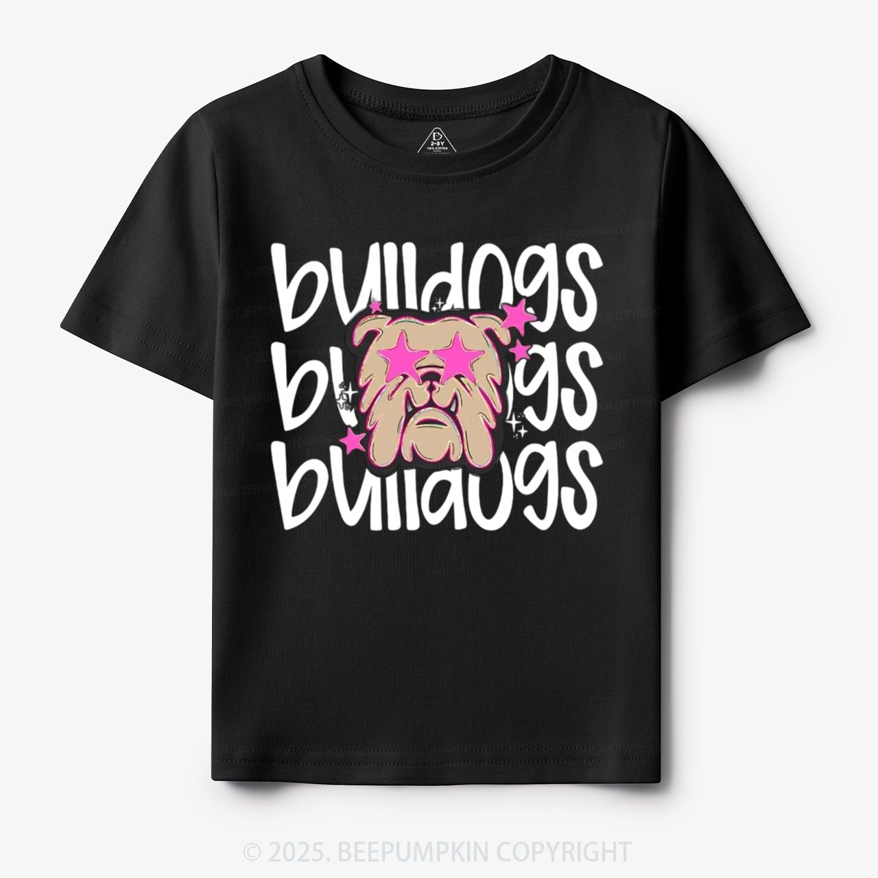 School Mascot Bulldogs Toddler&Kid's Tees Beepumpkin