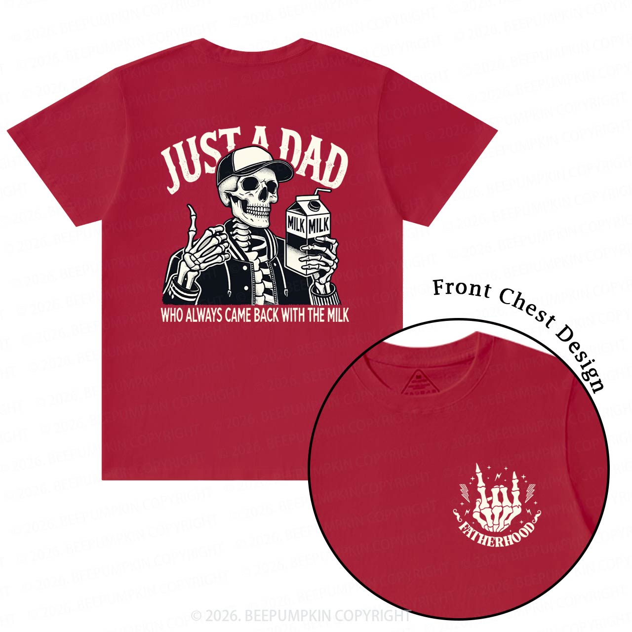 Just A Dad Who Always Came Back With The Milk T-Shirts