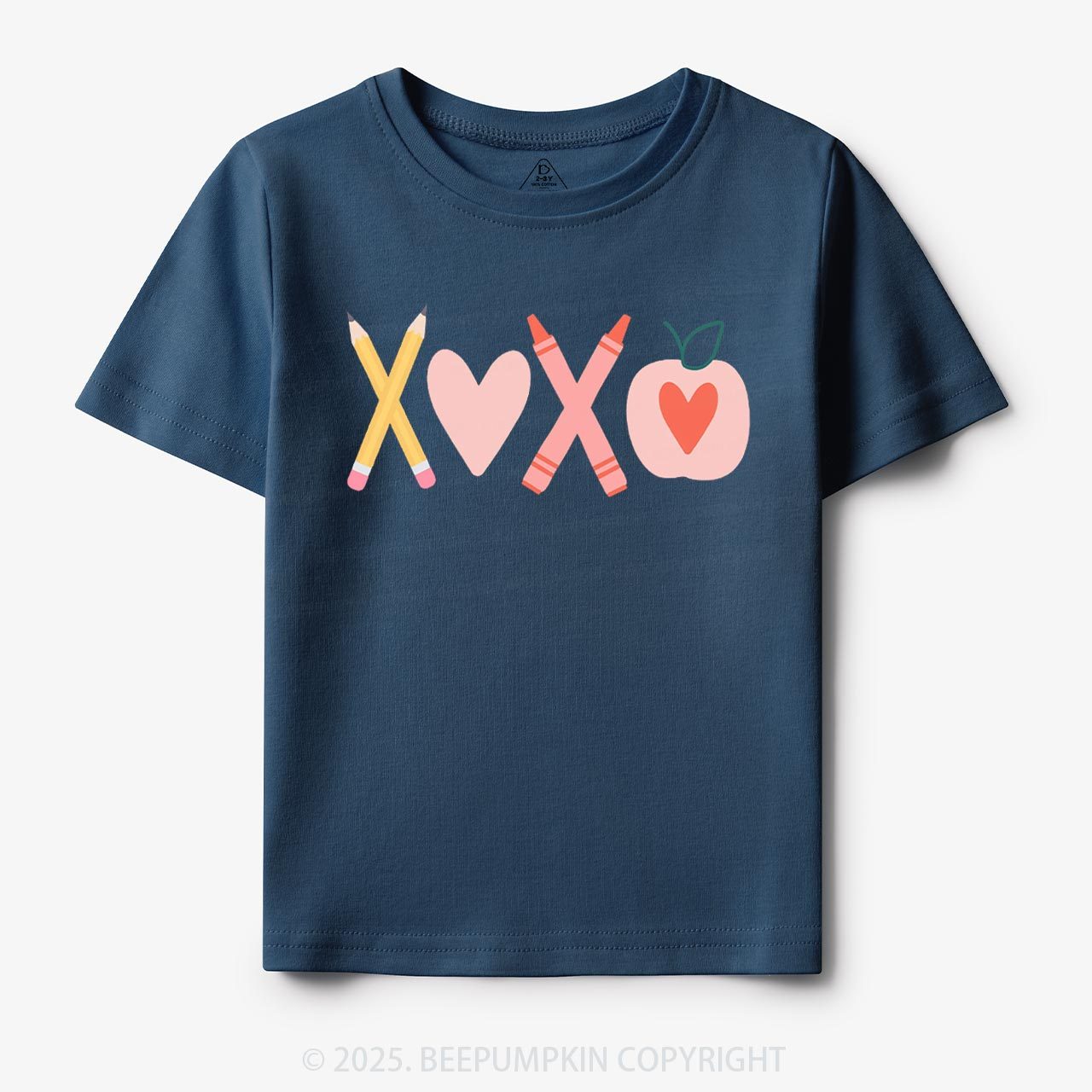 Pencils & Crayons Valentine’s Day Toddler&Kid's Tees Beepumpkin