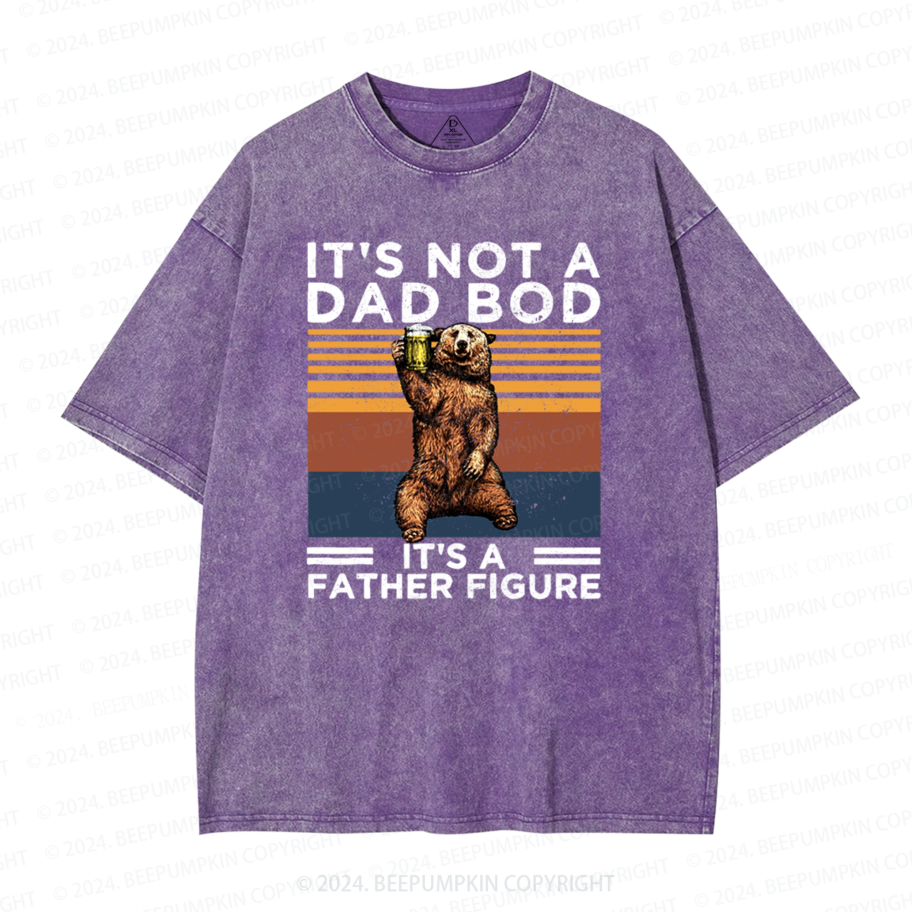 It's Not A Dad Bod It's A Father Figure Dad Washed T-Shirts 