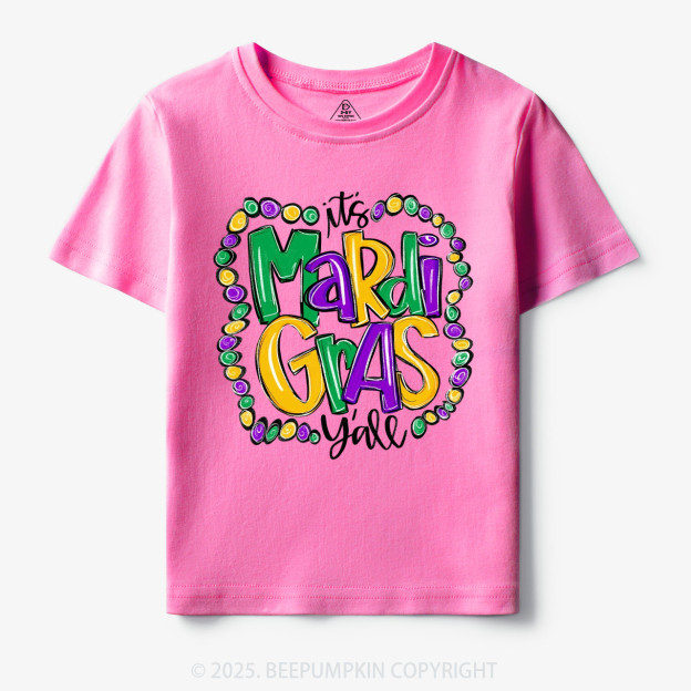 It’s Mardi Gras Y’all! Toddler&Kid's Tees Beepumpkin