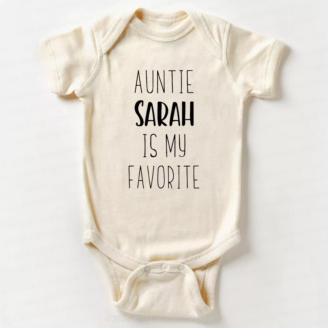 Aunt xx Is My Favorite Bodysuit For Baby 