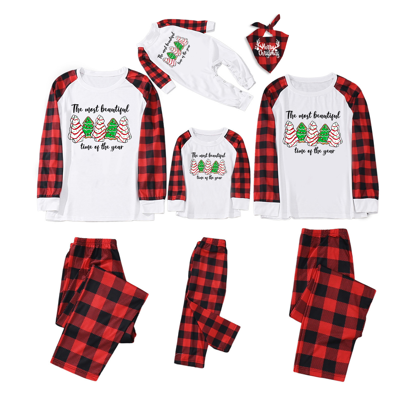 The Most Beautiful Time Christmas Family Matching Pajamas