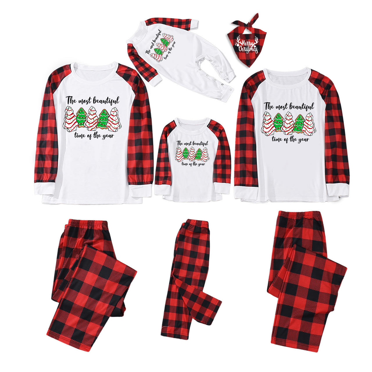 The Most Beautiful Time Christmas Family Matching Pajamas