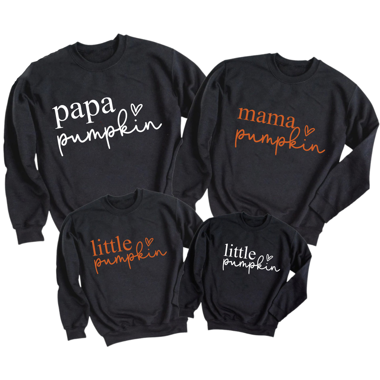 Family Pumpkin Halloween Matching Sweatshirt