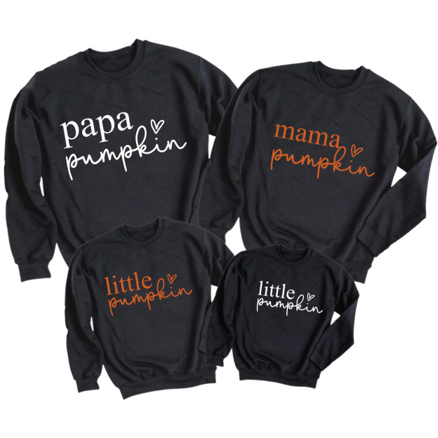 Family Pumpkin Halloween Matching Sweatshirt