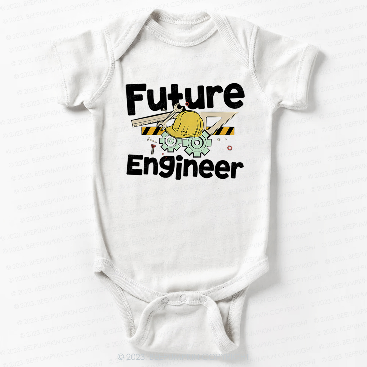 Mechanical Future Engineer Bodysuit For Baby