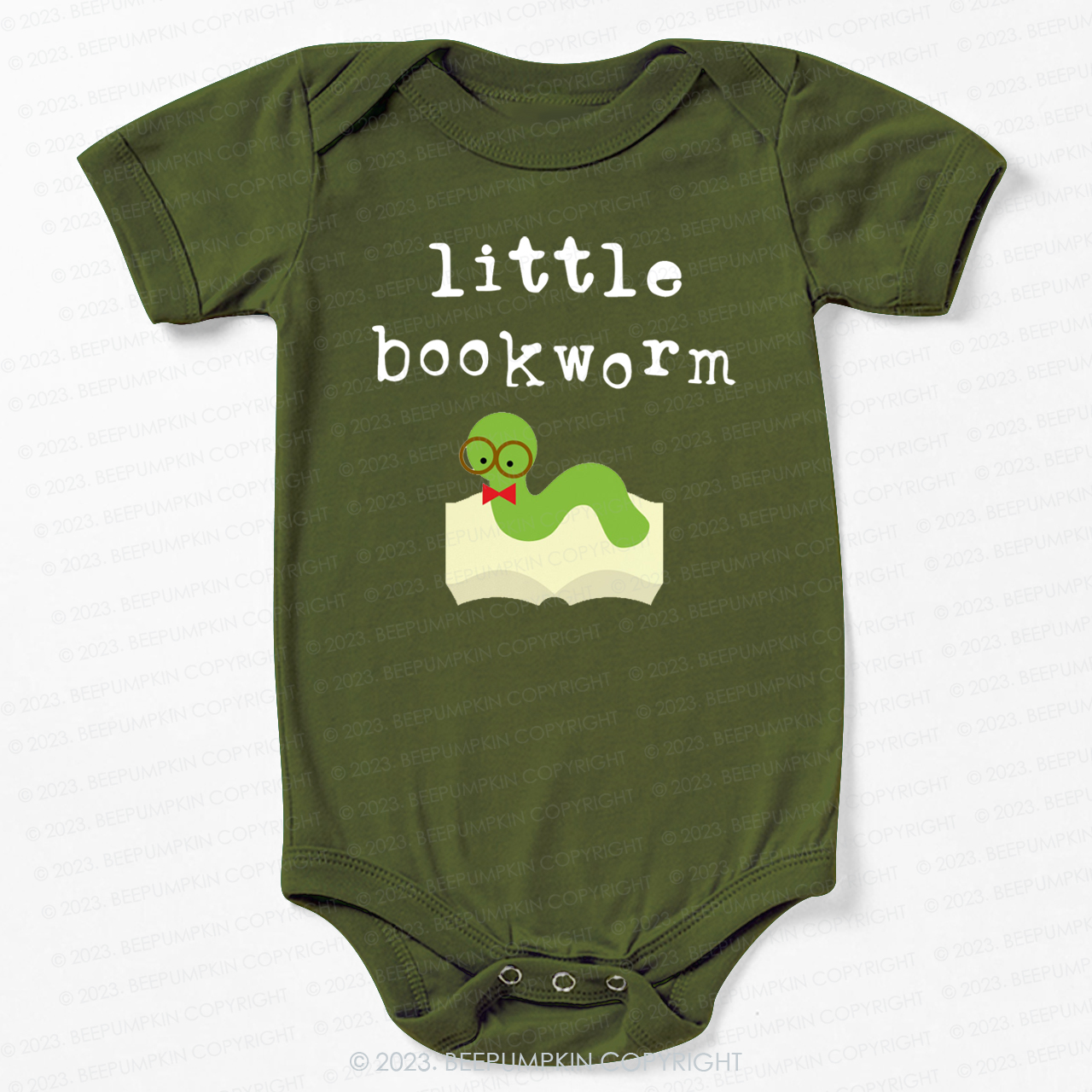 Little Bookworm Book Lovers Bodysuit For Baby